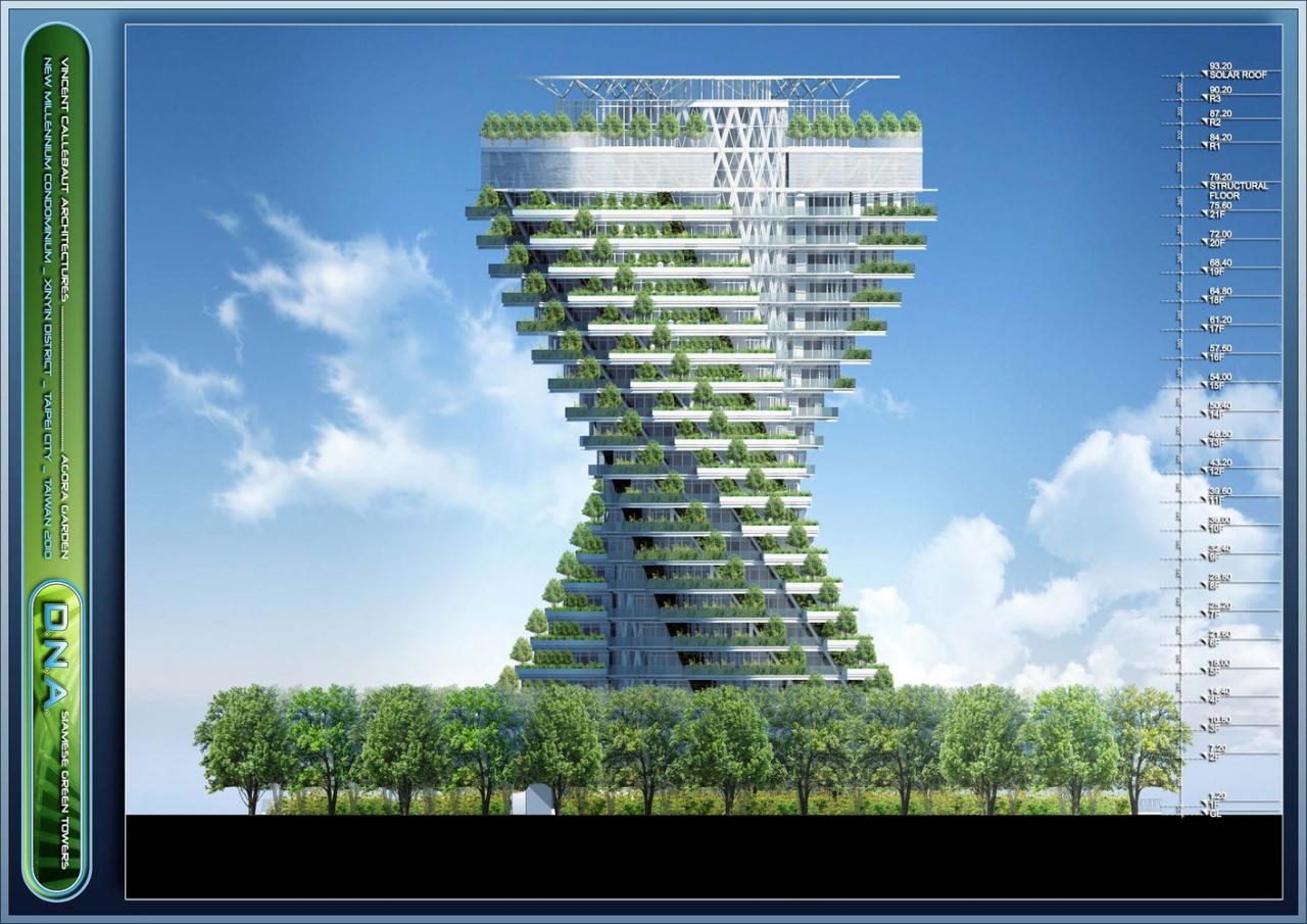 陶朱隐园,反全球变暖 低碳生态住宅 vincent callebaut